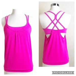 Athleta  Athletic Tank Top Fuchsia Pink Size XXS